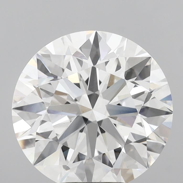 5.00 Carat Round Shaped, Excellent Cut, E Color, VS1 Clarity, IGI Certified Lab Grown Diamond