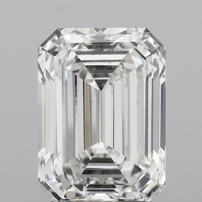 2.93 Carat Emerald Shaped, Ideal Cut, G Color, VS1 Clarity, IGI Certified Lab Grown Diamond