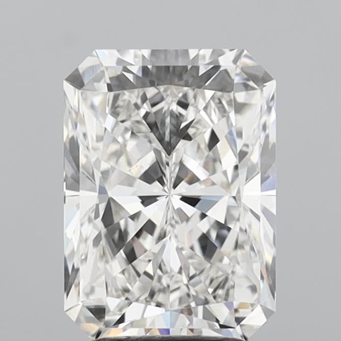 3.01 Carat Radiant Shaped, Excellent Cut, F Color, VVS2 Clarity, IGI Certified Lab Grown Diamond