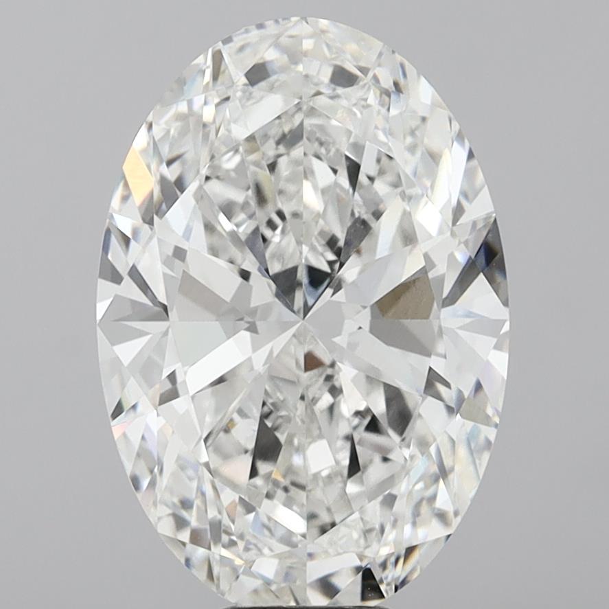 11.01 Carat Oval Shaped, Excellent Cut, F Color, VVS2 Clarity, IGI Certified Lab Grown Diamond