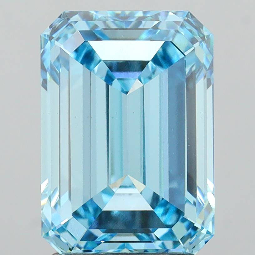 3.24 Carat Emerald Shaped, Ideal Cut, VVS2 Clarity, IGI Certified Lab Grown Diamond