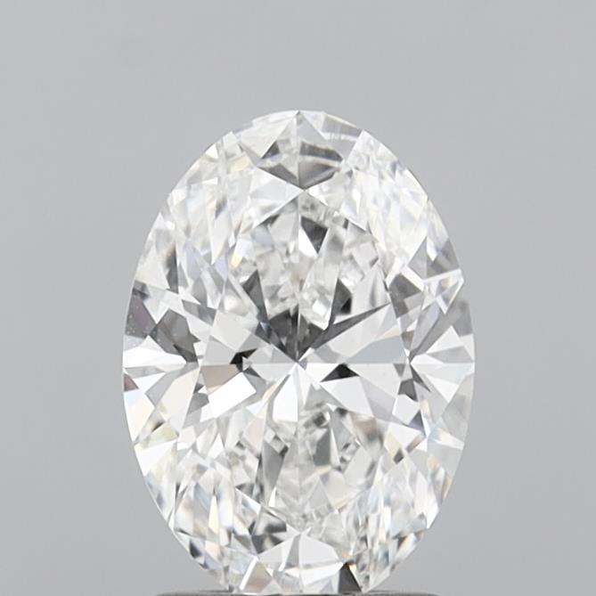 1.43 Carat Oval Shaped, Ideal Cut, E Color, VVS2 Clarity, IGI Certified Lab Grown Diamond