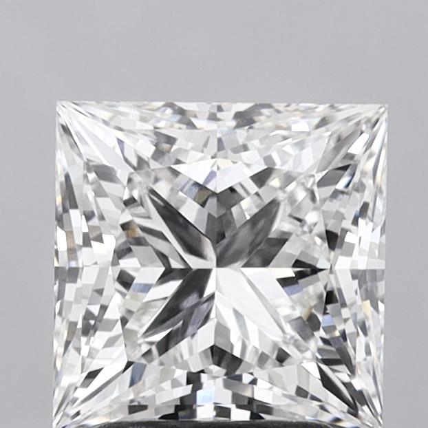 2.72 Carat Princess Shaped, Ideal Cut, E Color, VVS2 Clarity, IGI Certified Lab Grown Diamond