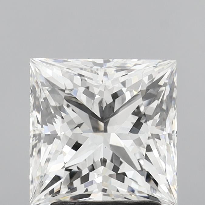 3.02 Carat Princess Shaped, Very Good Cut, F Color, VS1 Clarity, IGI Certified Lab Grown Diamond