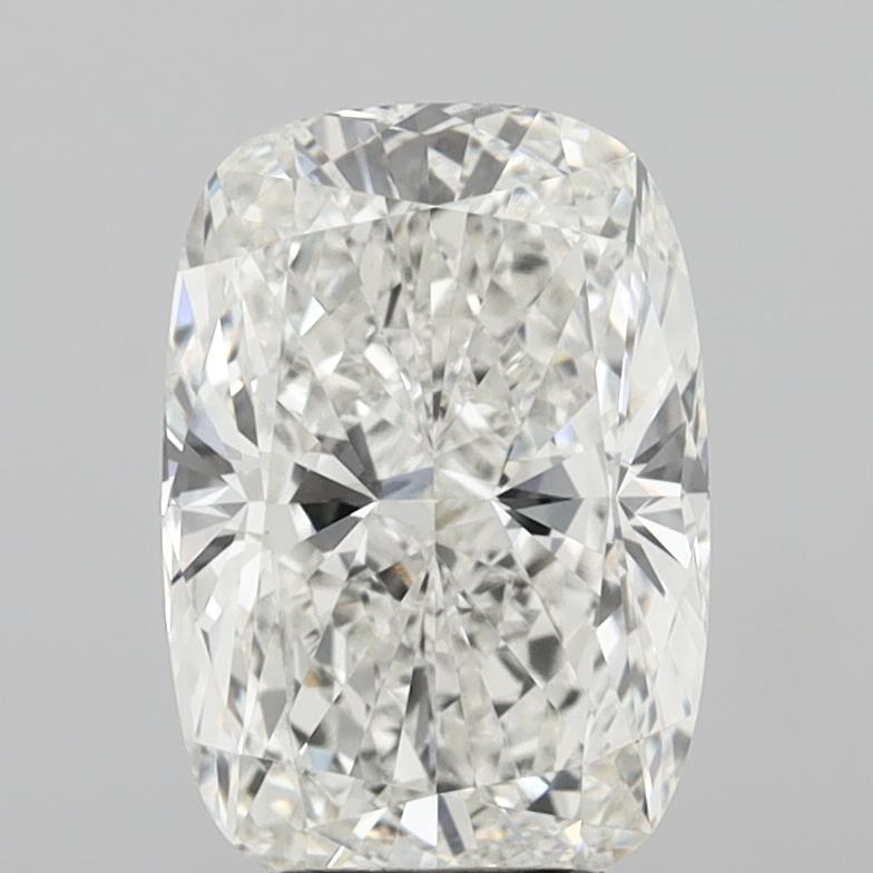 4.01 Carat Cushion Shaped, Ideal Cut, G Color, VVS2 Clarity, IGI Certified Lab Grown Diamond