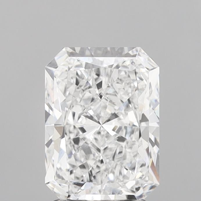 2.07 Carat Radiant Shaped, Ideal Cut, D Color, VVS1 Clarity, IGI Certified Lab Grown Diamond
