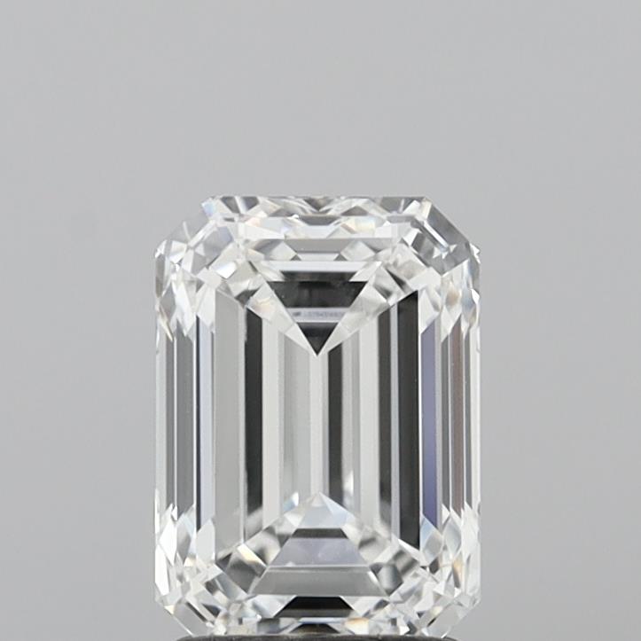 2.08 Carat Emerald Shaped, Ideal Cut, E Color, VS1 Clarity, IGI Certified Lab Grown Diamond