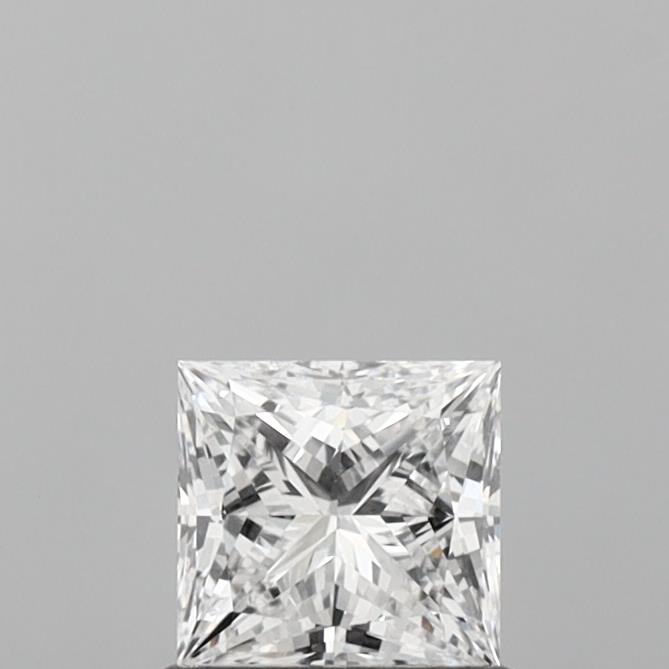 0.83 Carat Princess Shaped, Ideal Cut, D Color, VVS2 Clarity, IGI Certified Lab Grown Diamond
