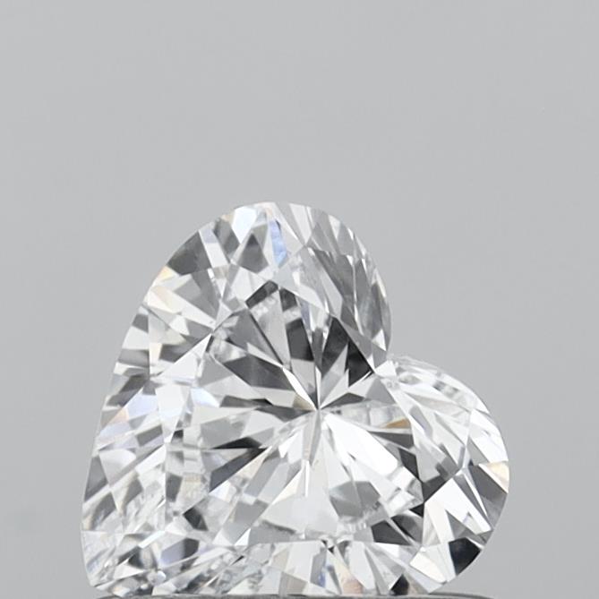 0.52 Carat Heart Shaped, Very Good Cut, D Color, VS1 Clarity, IGI Certified Lab Grown Diamond