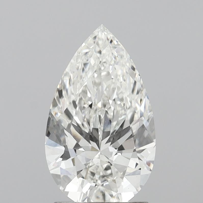 2.02 Carat Pear Shaped, Ideal Cut, G Color, VVS2 Clarity, IGI Certified Lab Grown Diamond
