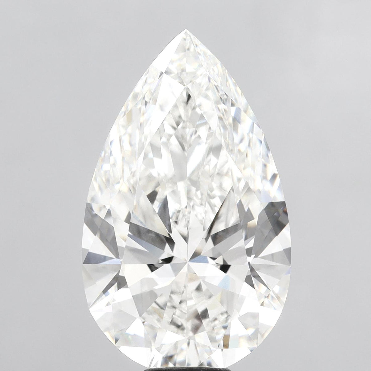 13.11 Carat Pear Shaped, Ideal Cut, F Color, VVS2 Clarity, IGI Certified Lab Grown Diamond