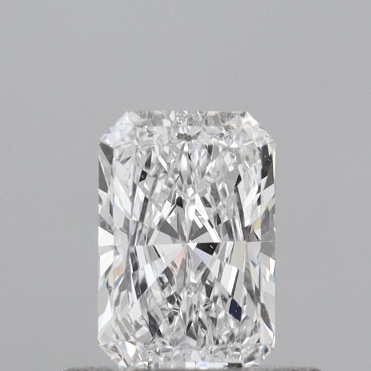 0.58 Carat Radiant Shaped, Ideal Cut, D Color, VVS1 Clarity, IGI Certified Lab Grown Diamond