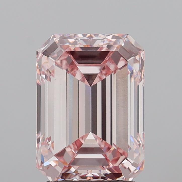 2.99 Carat Emerald Shaped, Ideal Cut, VS1 Clarity, IGI Certified Lab Grown Diamond