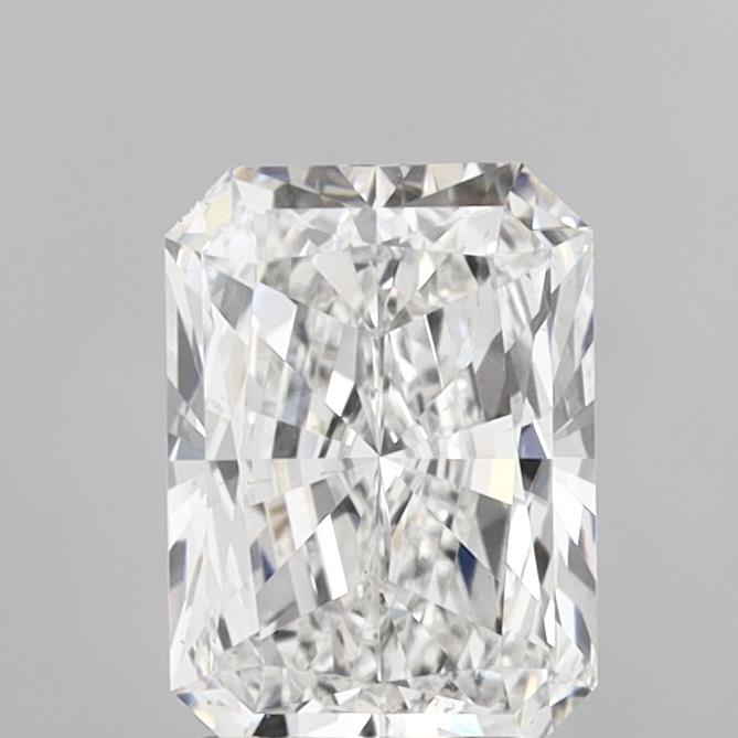 1.95 Carat Radiant Shaped, Excellent Cut, F Color, VS2 Clarity, IGI Certified Lab Grown Diamond