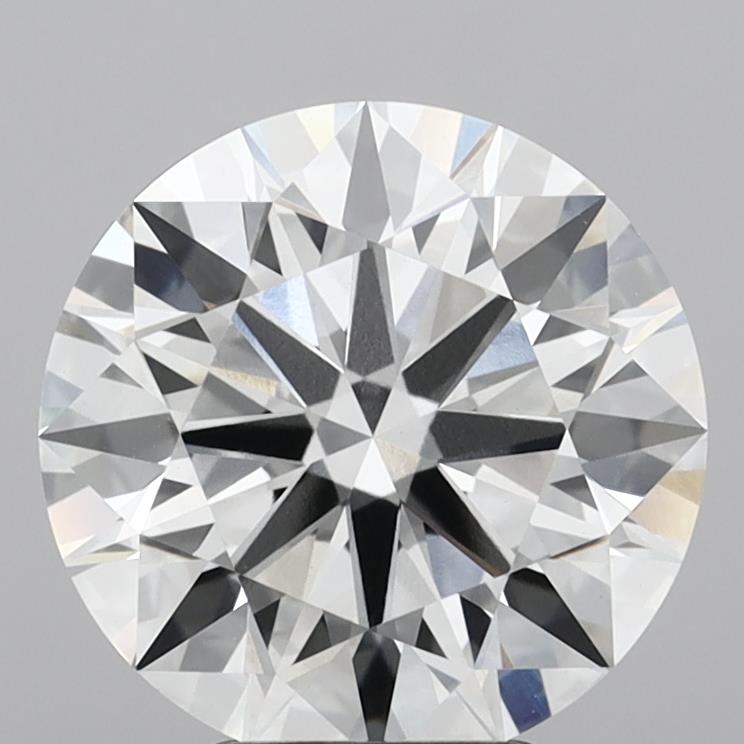 4.70 Carat Round Shaped, Excellent Cut, E Color, VVS2 Clarity, IGI Certified Lab Grown Diamond