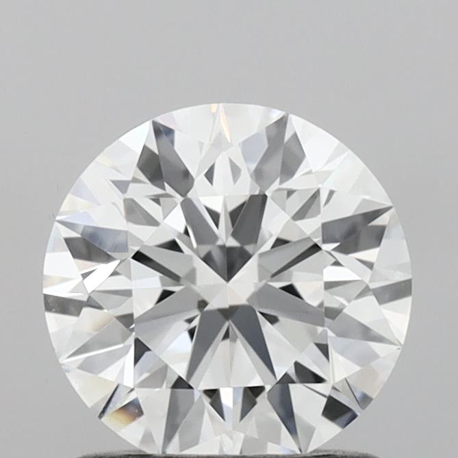 1.04 Carat Round Shaped, Ideal Cut, D Color, VVS2 Clarity, IGI Certified Lab Grown Diamond
