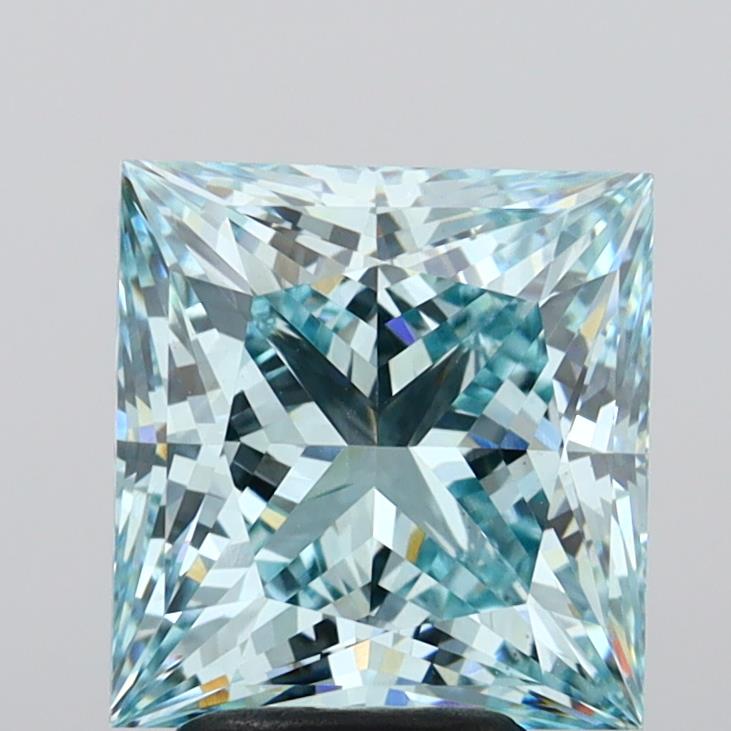 4.45 Carat Princess Shaped, Excellent Cut, VS1 Clarity, IGI Certified Lab Grown Diamond