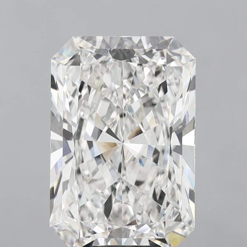 8.08 Carat Radiant Shaped, Ideal Cut, F Color, VS1 Clarity, IGI Certified Lab Grown Diamond