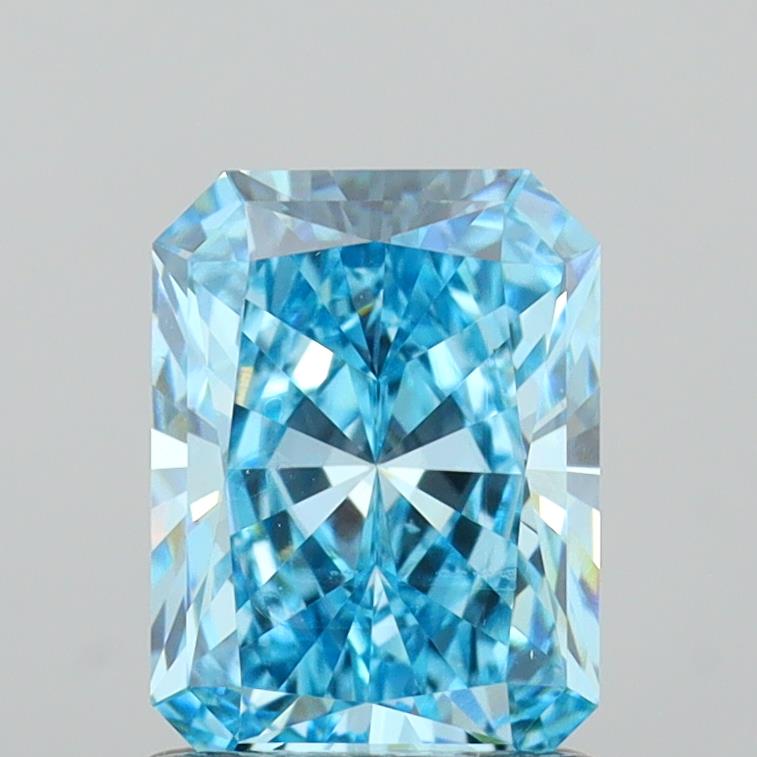 1.38 Carat Radiant Shaped, Ideal Cut, VS1 Clarity, IGI Certified Lab Grown Diamond