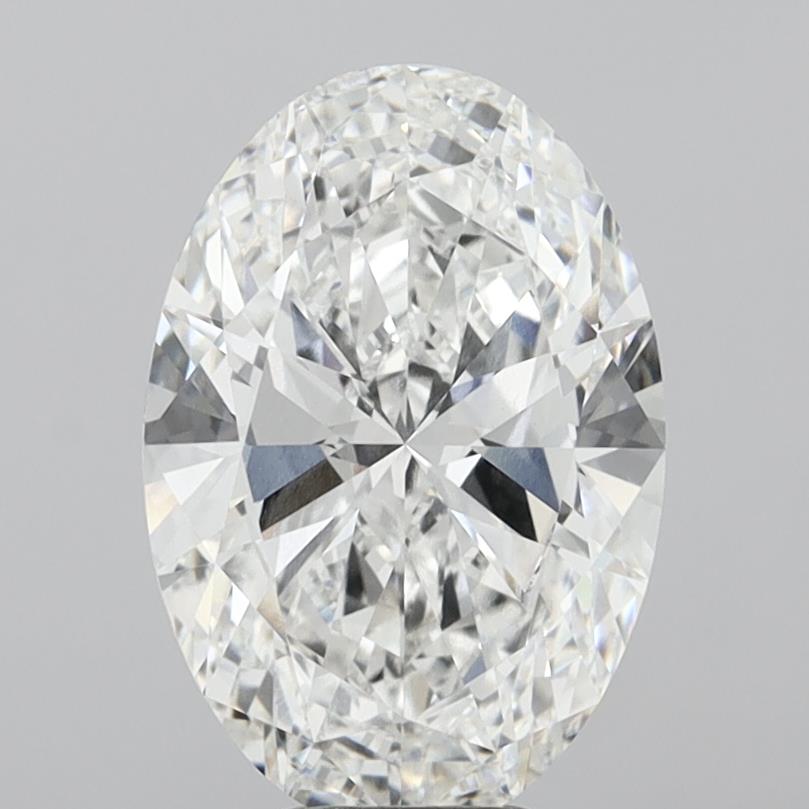 6.99 Carat Oval Shaped, Ideal Cut, E Color, VVS2 Clarity, IGI Certified Lab Grown Diamond