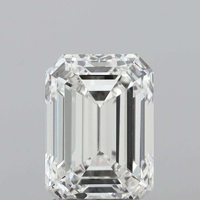 2.08 Carat Emerald Shaped, Excellent Cut, E Color, VVS2 Clarity, IGI Certified Lab Grown Diamond