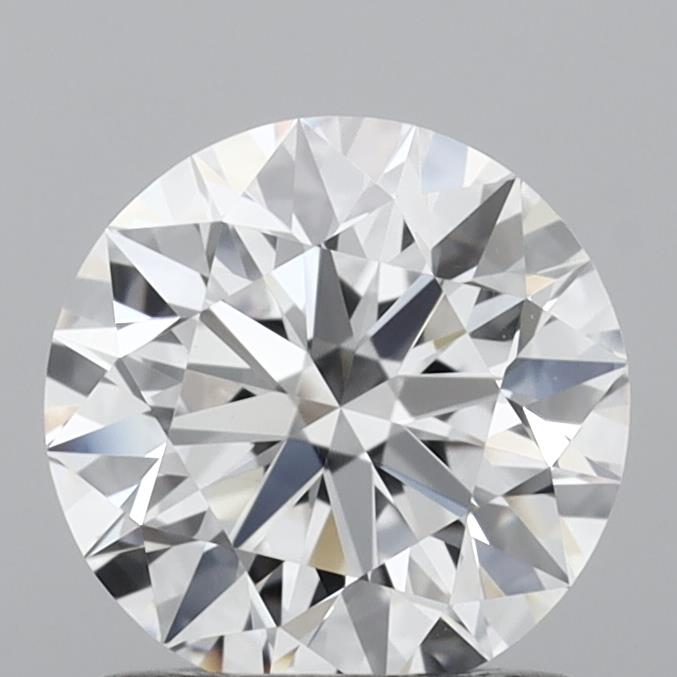 1.02 Carat Round Shaped, Ideal Cut, D Color, VS2 Clarity, IGI Certified Lab Grown Diamond