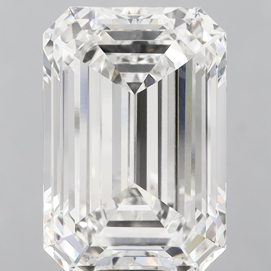 18.01 Carat Emerald Shaped, Ideal Cut, G Color, VVS2 Clarity, IGI Certified Lab Grown Diamond