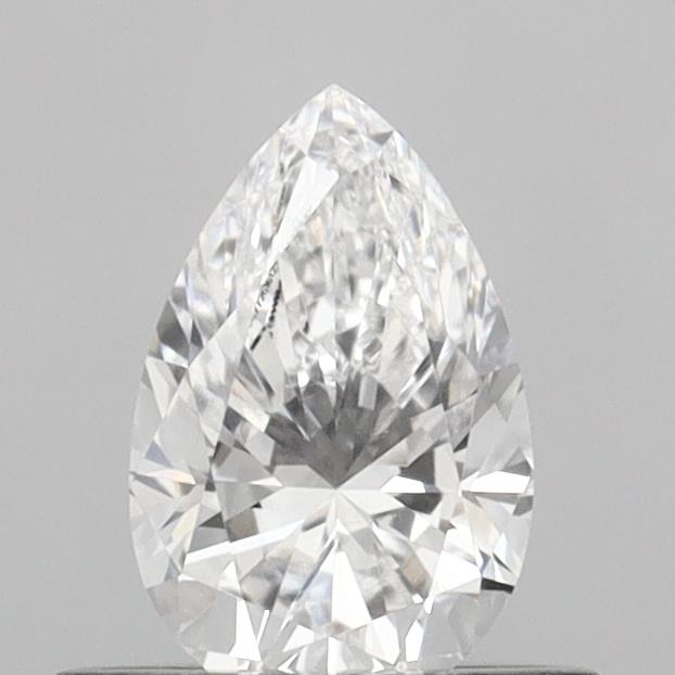 0.53 Carat Pear Shaped, Very Good Cut, D Color, VVS2 Clarity, IGI Certified Lab Grown Diamond