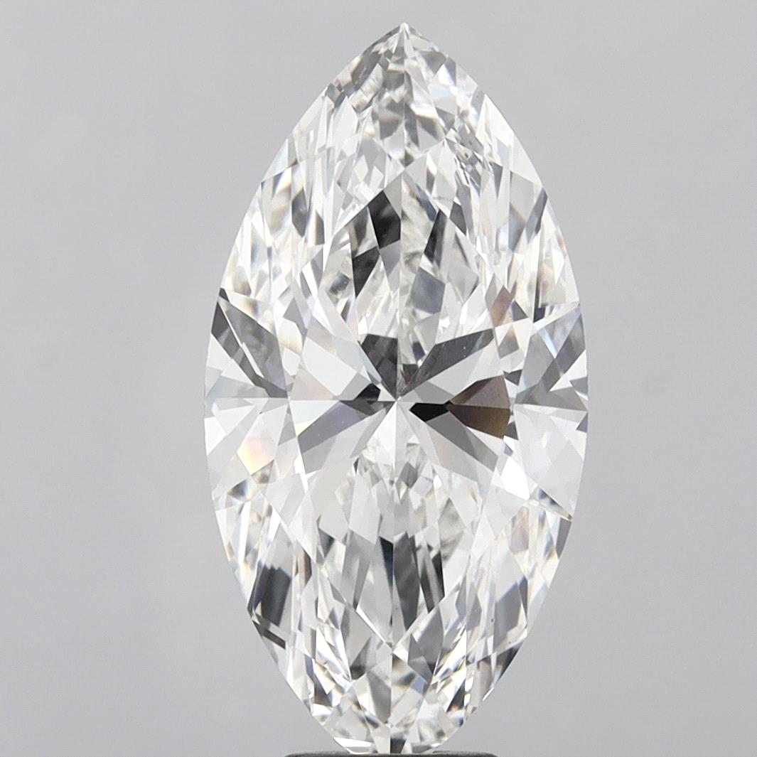 10.04 Carat Marquise Shaped, Ideal Cut, G Color, VVS2 Clarity, IGI Certified Lab Grown Diamond
