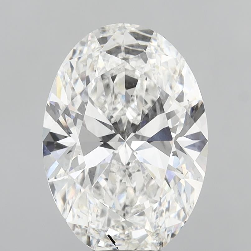 7.10 Carat Oval Shaped, Ideal Cut, E Color, VVS2 Clarity, IGI Certified Lab Grown Diamond