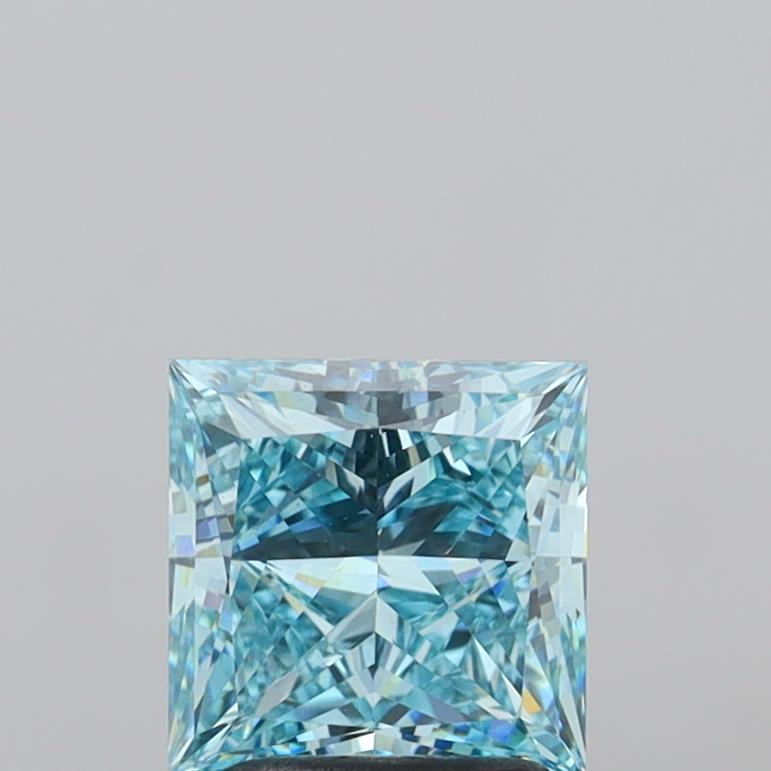 1.95 Carat Princess Shaped, Ideal Cut, VS1 Clarity, IGI Certified Lab Grown Diamond