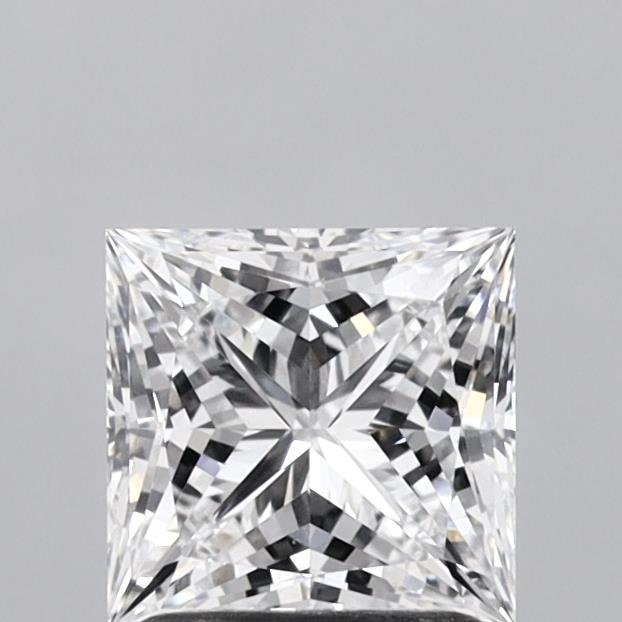 1.59 Carat Princess Shaped, Ideal Cut, D Color, VVS1 Clarity, IGI Certified Lab Grown Diamond