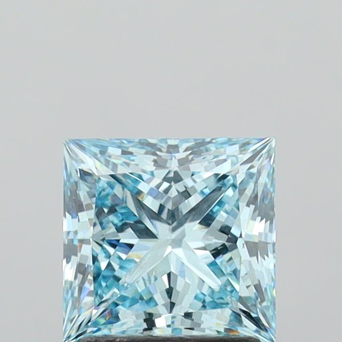 1.80 Carat Princess Shaped, Ideal Cut, VS1 Clarity, IGI Certified Lab Grown Diamond