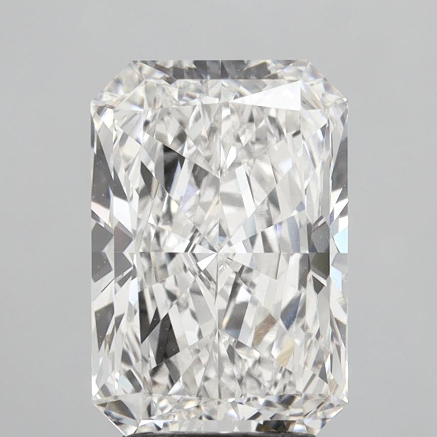 4.04 Carat Radiant Shaped, Ideal Cut, G Color, VVS2 Clarity, IGI Certified Lab Grown Diamond