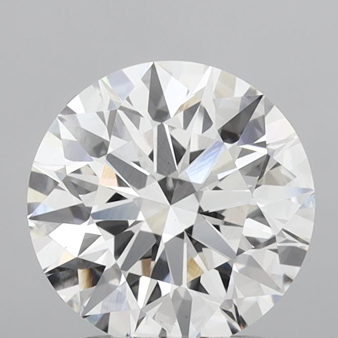 3.06 Carat Round Shaped, Ideal Cut, E Color, VVS2 Clarity, IGI Certified Lab Grown Diamond