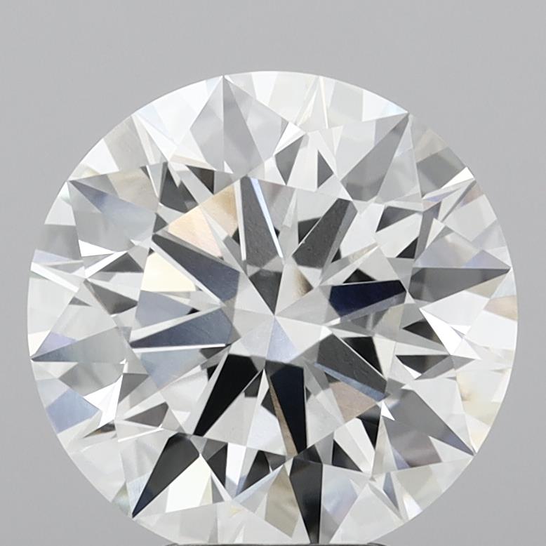 5.28 Carat Round Shaped, Ideal Cut, E Color, VVS2 Clarity, IGI Certified Lab Grown Diamond