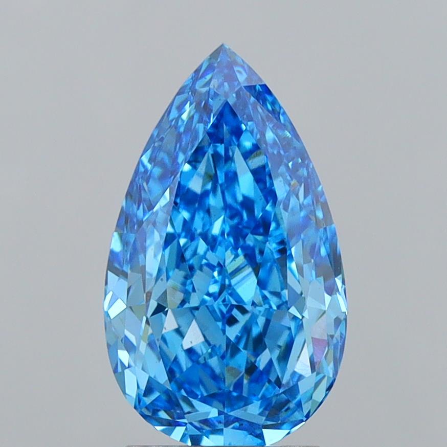 3.01 Carat Pear Shaped, Excellent Cut, VS1 Clarity, IGI Certified Lab Grown Diamond
