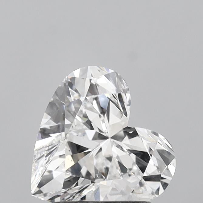 1.46 Carat Heart Shaped, Excellent Cut, D Color, VS1 Clarity, IGI Certified Lab Grown Diamond