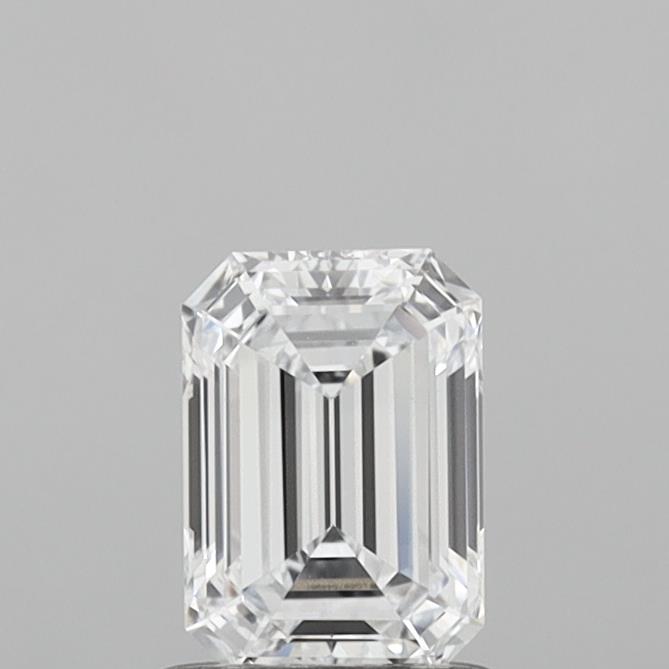 1.05 Carat Emerald Shaped, Ideal Cut, E Color, VVS1 Clarity, IGI Certified Lab Grown Diamond