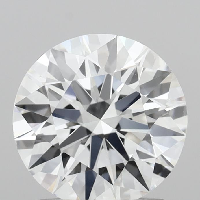 1.24 Carat Round Shaped, Ideal Cut, D Color, VS1 Clarity, IGI Certified Lab Grown Diamond