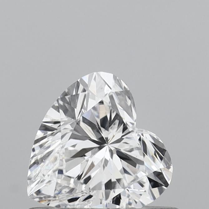 0.52 Carat Heart Shaped, Very Good Cut, D Color, VS2 Clarity, IGI Certified Lab Grown Diamond