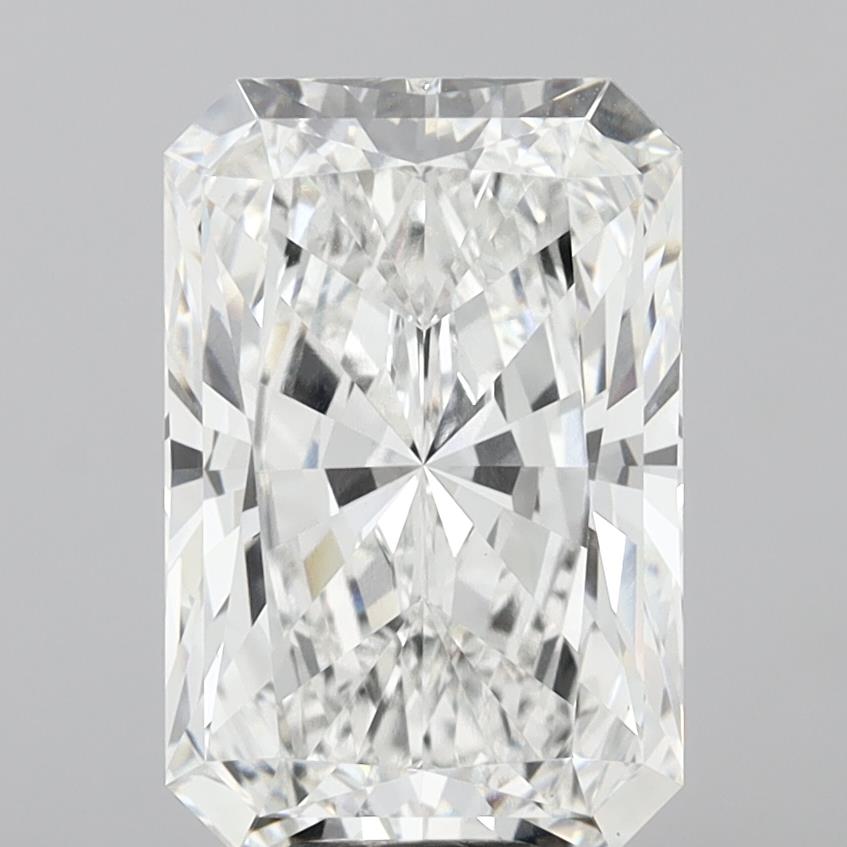 10.58 Carat Radiant Shaped, Ideal Cut, E Color, VVS2 Clarity, IGI Certified Lab Grown Diamond