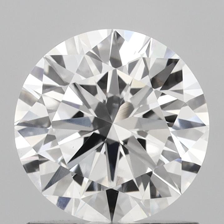 1.08 Carat Round Shaped, Excellent Cut, D Color, VVS2 Clarity, IGI Certified Lab Grown Diamond
