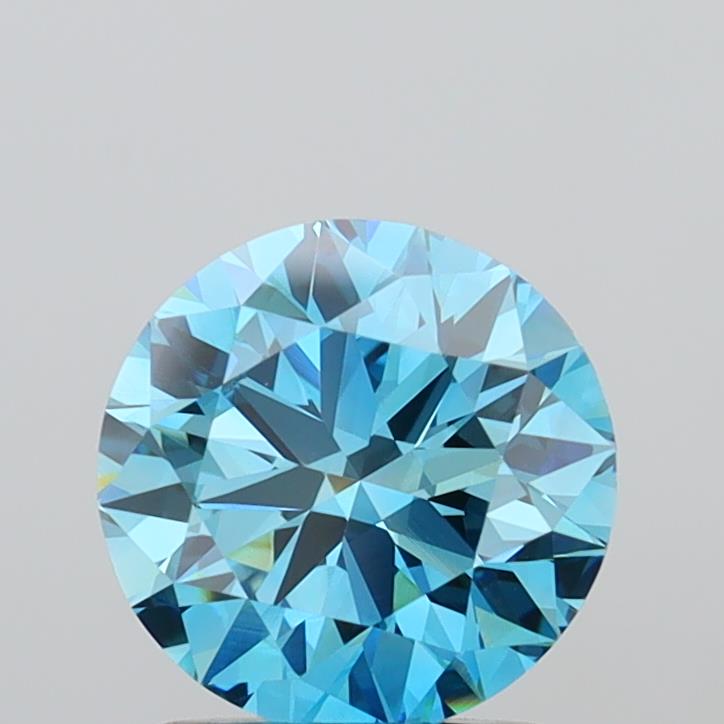 2.06 Carat Round Shaped, Ideal Cut, VS1 Clarity, IGI Certified Lab Grown Diamond