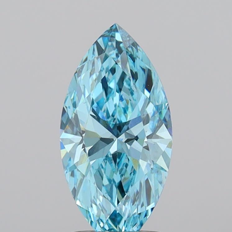 1.42 Carat Marquise Shaped, Ideal Cut, VS1 Clarity, IGI Certified Lab Grown Diamond