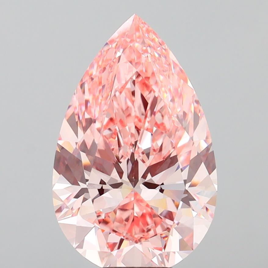 8.06 Carat Pear Shaped, Ideal Cut, VVS2 Clarity, IGI Certified Lab Grown Diamond