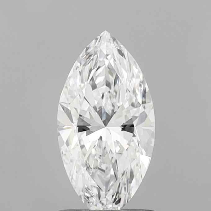 0.92 Carat Marquise Shaped, Excellent Cut, D Color, VVS2 Clarity, IGI Certified Lab Grown Diamond