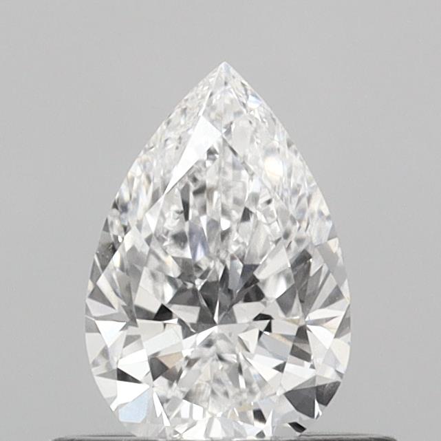 0.53 Carat Pear Shaped, Very Good Cut, D Color, VS1 Clarity, IGI Certified Lab Grown Diamond