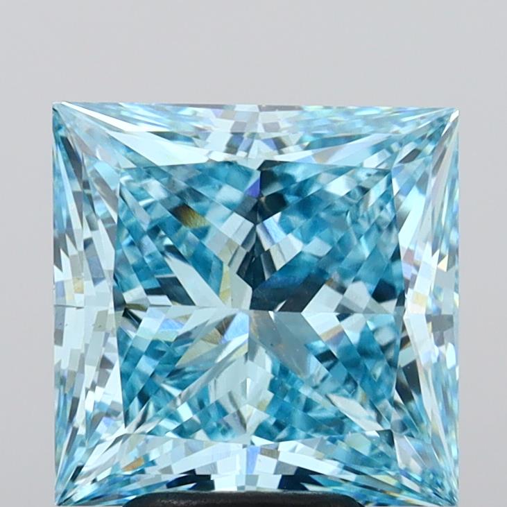 4.85 Carat Princess Shaped, Excellent Cut, VS1 Clarity, IGI Certified Lab Grown Diamond