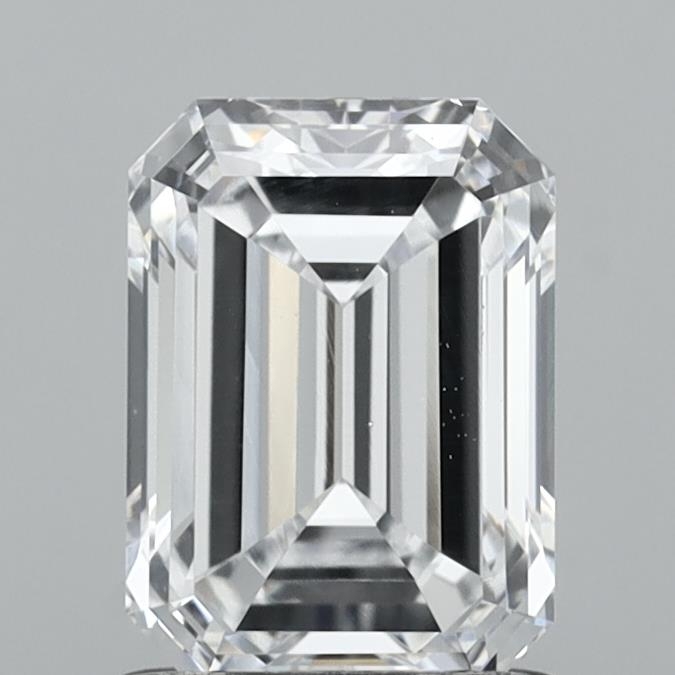 1.21 Carat Emerald Shaped, Very Good Cut, D Color, VS1 Clarity, IGI Certified Lab Grown Diamond